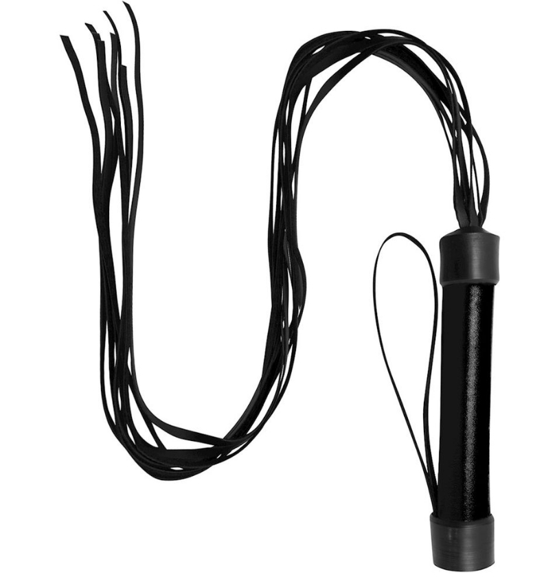 Chicote em couro 80cm